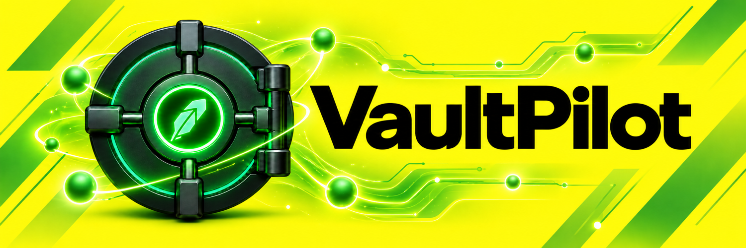 VaultPilot VPLT logo banner
